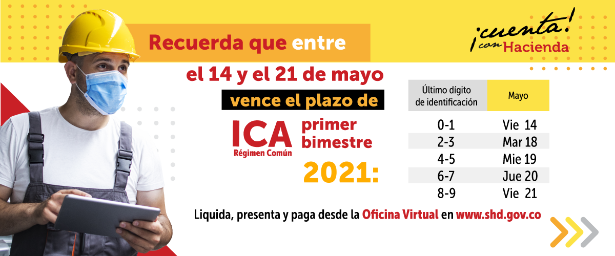 Entre el 14 y el 21 de mayo debes declarar el ICA