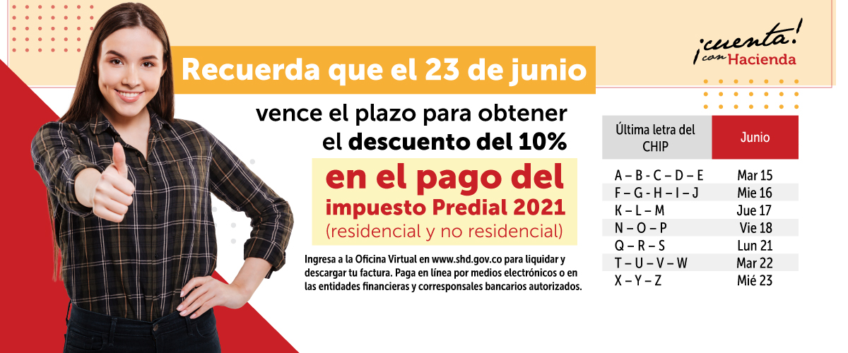 Aprovecha el 10% de descuento en el pago de tu impuesto Predial