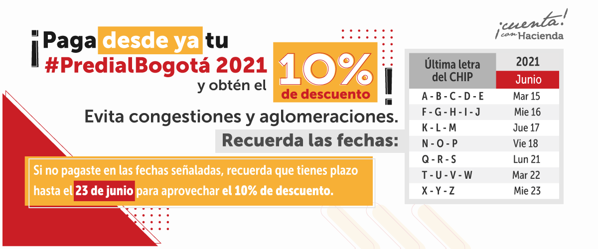 Este martes comienzan los vencimientos de Predial con 10 % de descuento