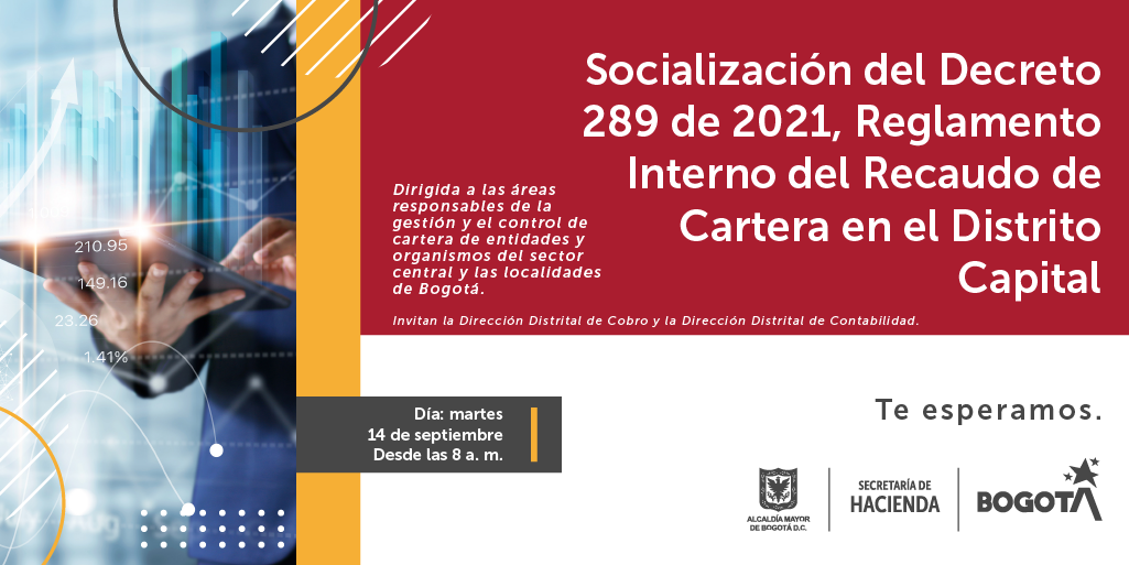 Conoce el Decreto 289 de 2021 sobre recaudo de cartera en el Distrito