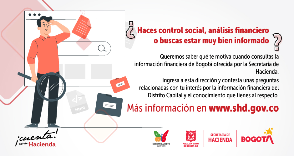 Participa en la consulta sobre información financiera del Distrito Capital