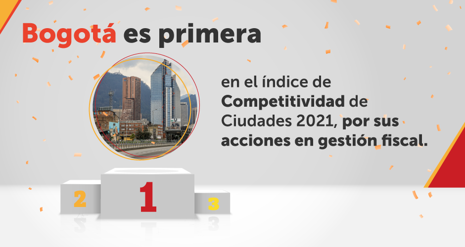 Bogotá es reconocida por sus acciones en gestión fiscal