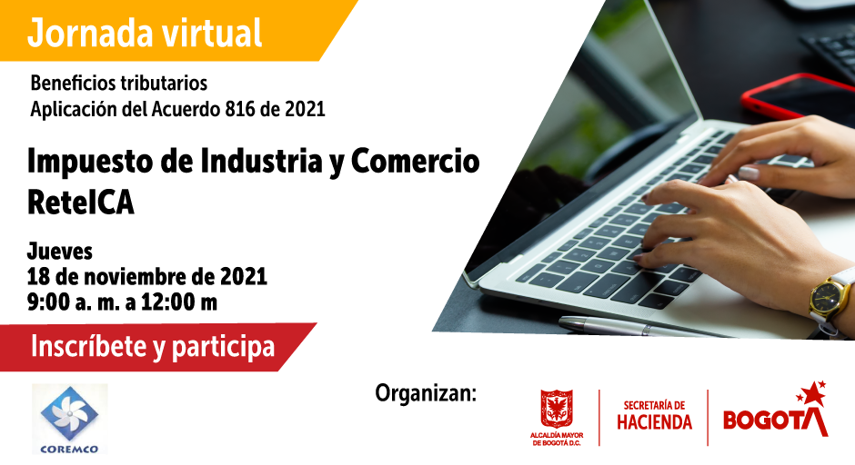 Jornada virtual sobre beneficios tributarios del Acuerdo 816 de 2021