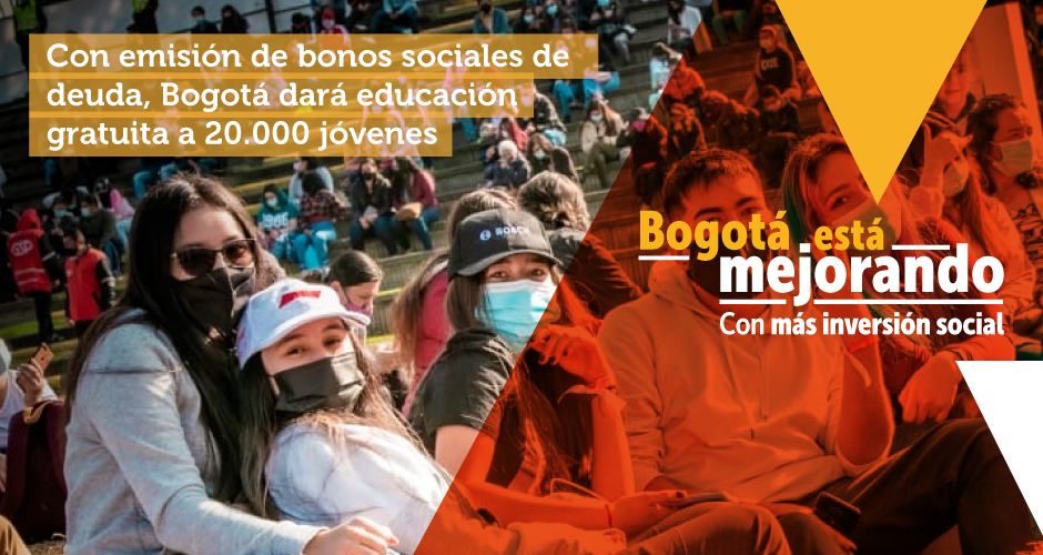 Con bonos sociales colocados en la bolsa de valores, Bogotá financiará la educación de 20.000 jóvenes de estratos 1, 2 y 3