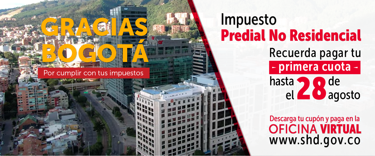 Este viernes vence la primera cuota de Predial No Residencial