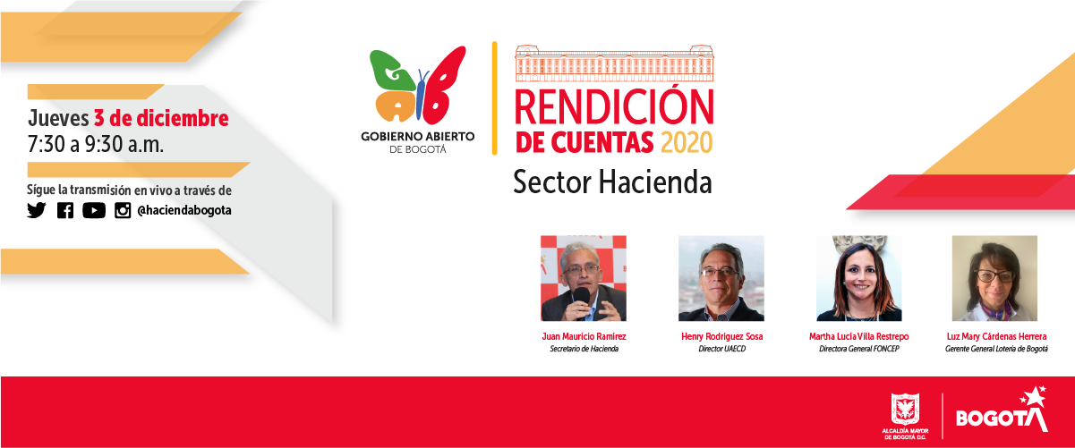 Participa en la Rendición de Cuentas del Sector Hacienda