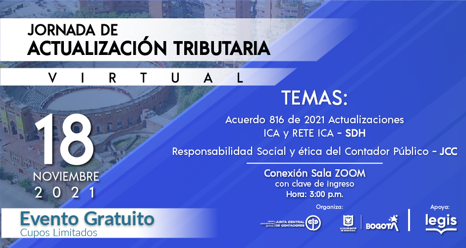 Participa en la jornada de actualización tributaria con la Junta Central de Contadores