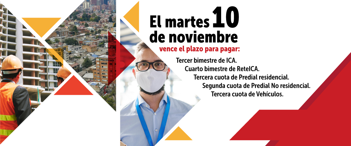 El martes 10 de noviembre vence el plazo para pagar tercerca cuota de predial residencial