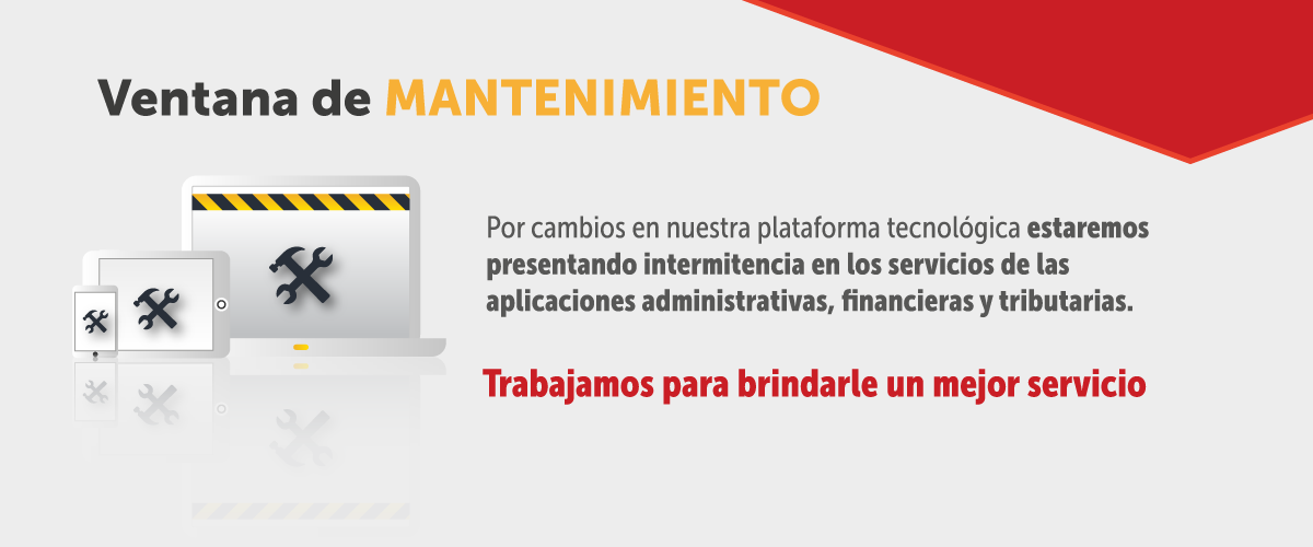 A partir de las 11:00 p.m., realizaremos un mantenimiento a nuestra plataforma