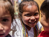 Niños indígenas en colegios de Bogotá