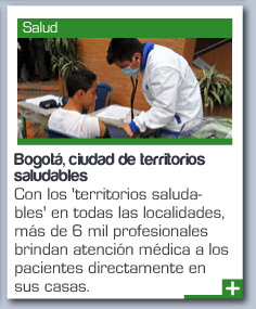 Bogotá, ciudad de territorios saludables