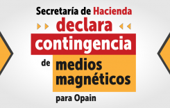 SDH declara contingencia en el reporte de información en medios magnéticos para Opain