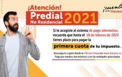 Si te acogiste al Predial por cuotas, predios no residenciales, ten en cuenta el plazo para pagar la primera cuota