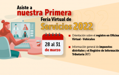 En la Feria Virtual de Servicios te orientaremos sobre el registro en la Oficina Virtual y el RIT