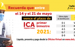 Entre el 14 y el 21 de mayo debes declarar el ICA