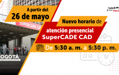 Nuevo horario de atención en el SuperCADE CAD