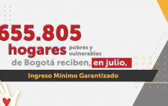 En julio, 655.805 hogares pobres y vulnerables de Bogotá recibirán transferencias monetarias 