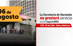 El sábado 6 de agosto no prestaremos atención en los SuperCADE