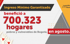 Distrito realizó séptimo giro de Ingreso Mínimo Garantizado