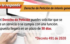 Derecho de petición de interes general