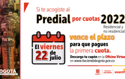 Este viernes, 22 de julio, vence el plazo para que pagues la primera cuota.