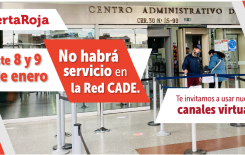 Por alerta roja en Bogotá, no habrá atención en los SuperCADE