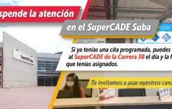 A partir del 5 de enero, el SuperCADE Suba estará cerrado 