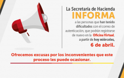 Si no has recibido el correo de notificación de la Oficina Virtual, te invitamos a registrarte de nuevo