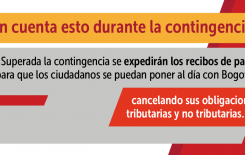 Superada la contingencia se expedirán los recibos de pago