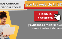 ¿Cómo evalúas las experiencia en nuestro portal? participa en la encuesta