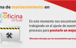 A partir de las 10:00 p.m., y por un espacio de dos horas, no estarán disponibles nuestros servicios en la plataforma BogData y nueva Oficina Virtual.