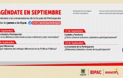 Agenda capacitaciones IDEPAC Septiembre