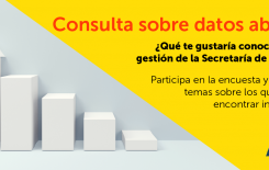 Participa en la encuesta sobre datos abiertos