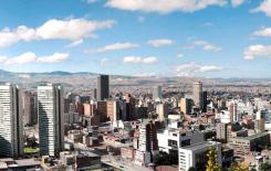 Vista panorámica de Bogotá desde el centro