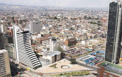 Vista panorámica del centro internacional de Bogotá