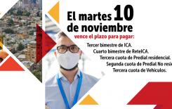 El martes 10 de noviembre vence el plazo para pagar tercerca cuota de predial residencial